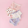 thumbnail image 7 of Little Girls Cotton Panties Soft Underwear Breathable Comfort Briefs Toddler Undies 4 Pack, 7 of 7