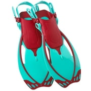 Rapido Boutique Collection Boys and Girls Kids Snorkel Swim Fin, Marine Junior Swimming Snorkeling Fins   Flipper Carry Bag - Children Ages 6 