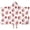 White Cow Strawberry, variant on White Cow Milk Cow Pattern Hooded Bath Towel,50"x30" for Ages 3 To 12 Kids, Quick Dry Lightweight Soft Microfiber Hood Beach Towel Cover Up for Kids