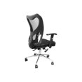 thumbnail image 4 of High Back Mesh Office Chair With Chrome Base. Color: Black, 4 of 6