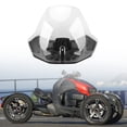 thumbnail image 1 of Adventure Windshield, Adjustable Front Vented Wind Deflector, Clear Hard Coated Wind Shield, Compatible with Ryker 600 900 Rally Sport, Replace OEM 219401032, 1 of 7