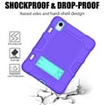 thumbnail image 6 of iPad mini 6 Case with HD Screen Protector, iPad mini 6th Generation Case 8.3 inch 2021, Dteck Heavy Kids Safe Shockproof Case with Built-in Kickstand for iPad mini 6th Generation,Purple/Mint, 6 of 7