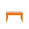 thumbnail image 4 of WestinTrends Ashore Outdoor Coffee Table, 32 Inch All Weather Poly Lumber Adirondack Patio Coffee Table Square Low Table, Orange, 4 of 5