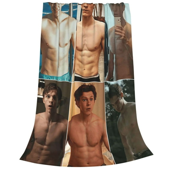 Tom Blanket Flannel Lightweight Wool Blanket Suitable for Living Room Sofa Bedroom Travel Blanket