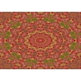 thumbnail image 1 of Ahgly Company Indoor Rectangle Patterned Papaya Orange Area Rugs, 2' x 5', 1 of 6