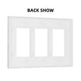 thumbnail image 2 of Pink Diamonds Fallen Switch Cover Decorative Wall Plate 3-Gang Screwless Standard Size, 2 of 5