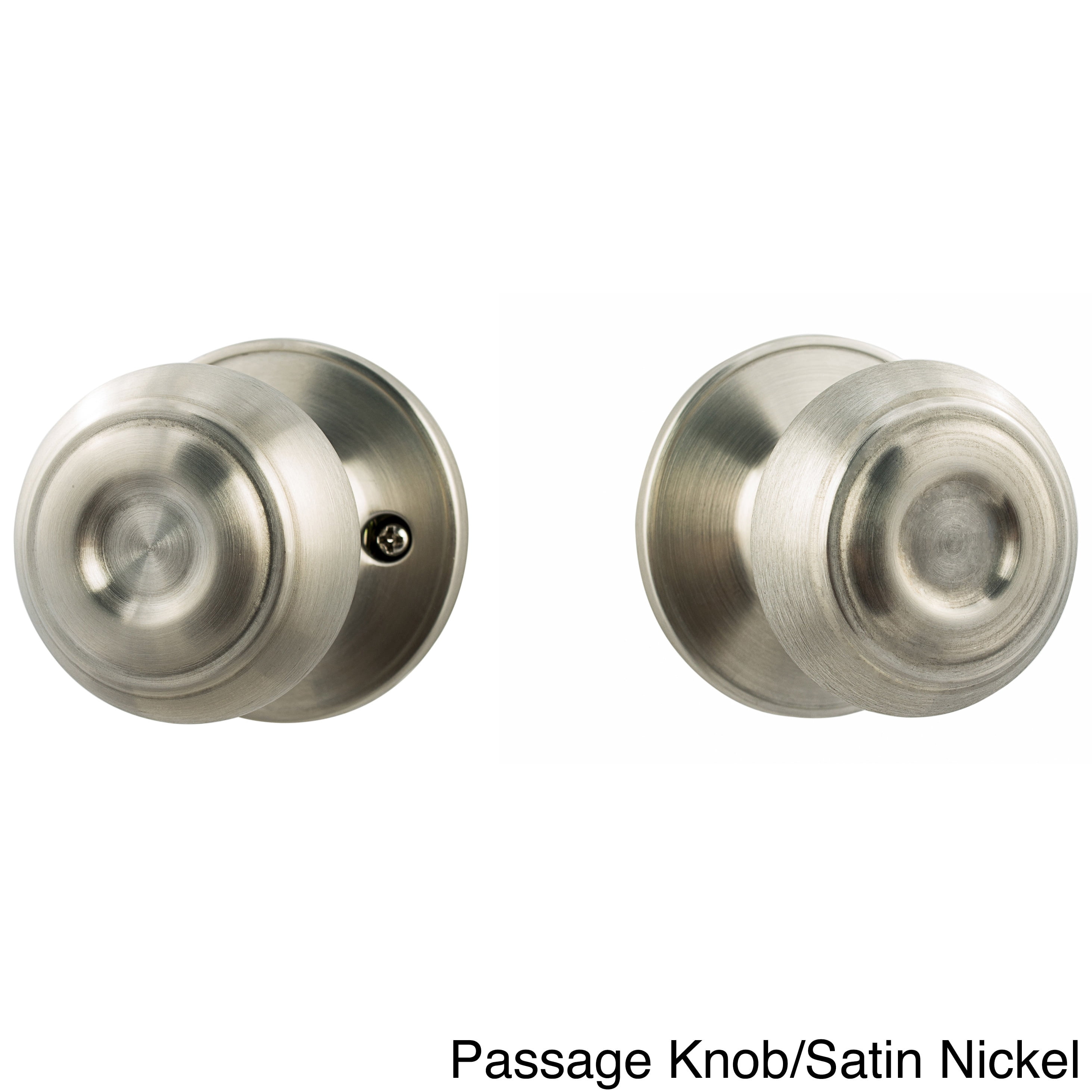 Sure-Loc JN100 15 Juniper Non-Turning One-Sided Dummy Door Knob - Nickel