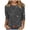 Black, variant on Black Juniors Tops, 3/4 Sleeve Lightweight Button Down Shirt Women, Weekend Polyester Athletic Tops, Women's Three Quarter Sleeve Sequin Print Fashionable Casual T Shirt