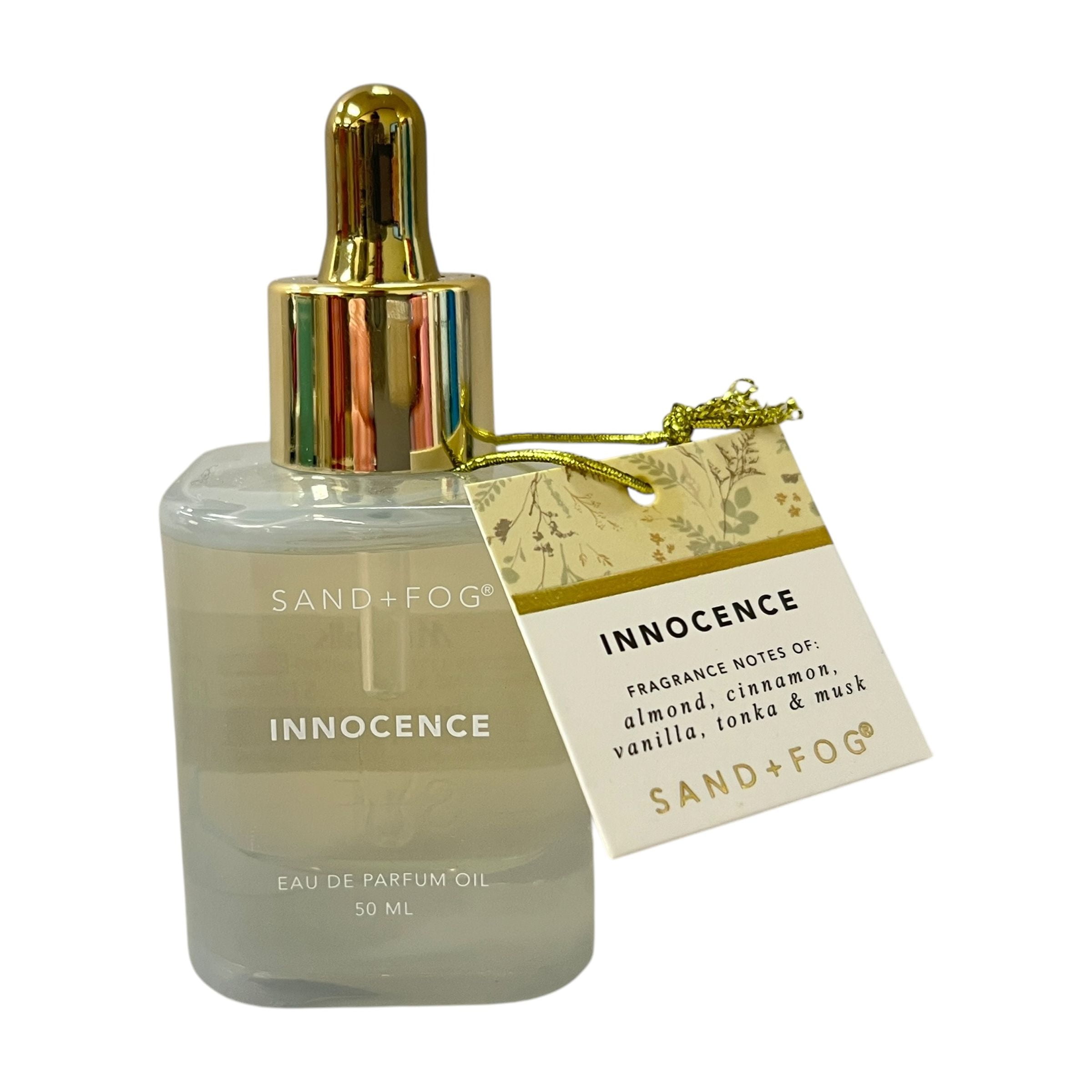 Sand + Fog Innocence Eau De Parfum Oil 50ml Almond, Cinnamon