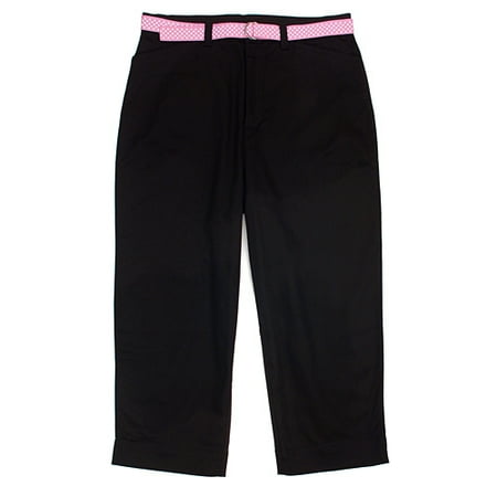 White Stag - Women's Polka Dot Belt Stretch Capris