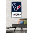thumbnail image 2 of NFL Houston Texans - Logo 21 Wall Poster, 22.375" x 34", Framed, 2 of 3