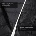 thumbnail image 2 of Mens Down Puffer Jacket Lightweight Packable Winter Quilted Warm Coat, 2 of 7