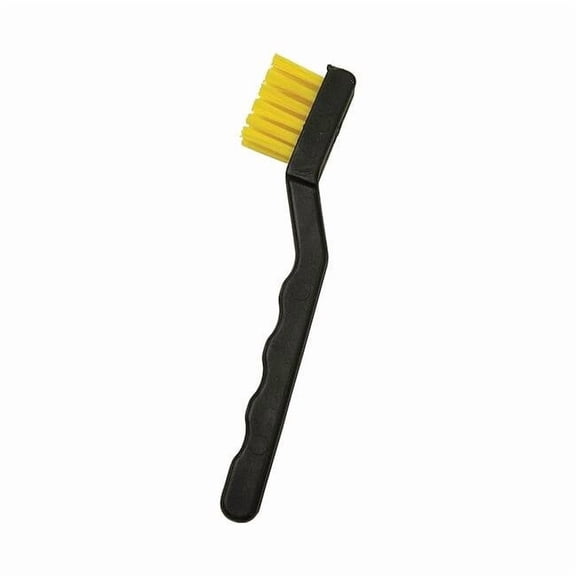 Dissipative Brush, 1-1/4 in L Brush, Yellow, Carbon Loaded Polypropylene