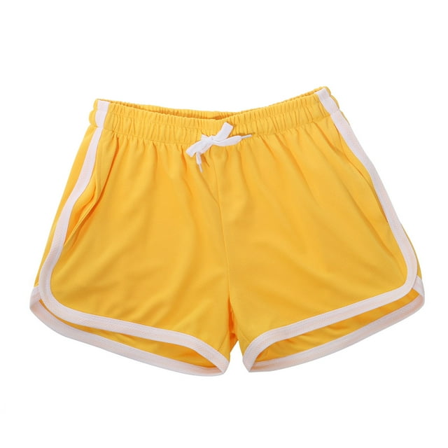 Men Summer Athletic Outfits, Drawstring Elastic-Waist Sports Running Shorts