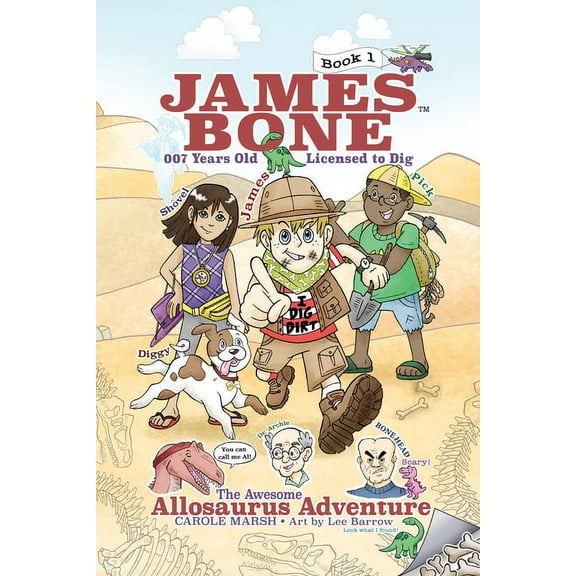 The Awesome Allosaurus Adventure: James Bone Graphic Novel #1, (Paperback)