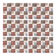 thumbnail image 2 of MKHERT Patchwork of Retro Buterflies Checkered Plaid Background Placemats Table Mats for Dining Room Kitchen Table Decoration 12x18 inch,Set of 6, 2 of 4
