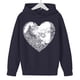 thumbnail image 3 of Sudadera con capucha y estampado de corazón de San Valentín, sudadera de manga larga para niños y niñas, chaqueta para niñas de talla mediana y grande., 3 of 7