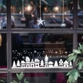thumbnail image 4 of Window Static Cling Decal Sticker Double-Sided for Large Glass 1 Sheet House and Winter Snowflakes 47.2"x11.8" Waterproof Removable Window Decal for Home Office Classroom Decoration, 4 of 9
