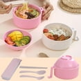 thumbnail image 6 of Under $5,Ramen Bowls with Chopsticks and Spoon Dishwasher-Safe,BPA-Free,Ramen Noodles Bowl Set Microwavable Ramen Cooker with Handles for College Dorm Room Apartment Essentials, 6 of 8
