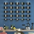 thumbnail image 2 of Cheers 1 Set Practical Wine Rack Easy Installation Iron Wall Mountable Punch Free Bottle Holder for Daily Use, 2 of 7