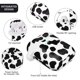 thumbnail image 2 of Funda para AirPods AIRSPO para Apple AirPods 2 y 1 Lindo Piel Protectora de Silicona Negro/Vaca, 2 of 5