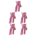 thumbnail image 1 of Pantalones Sonducket Mujer verano primavera Casual pierna ancha estirable Rosa XXL, 1 of 6