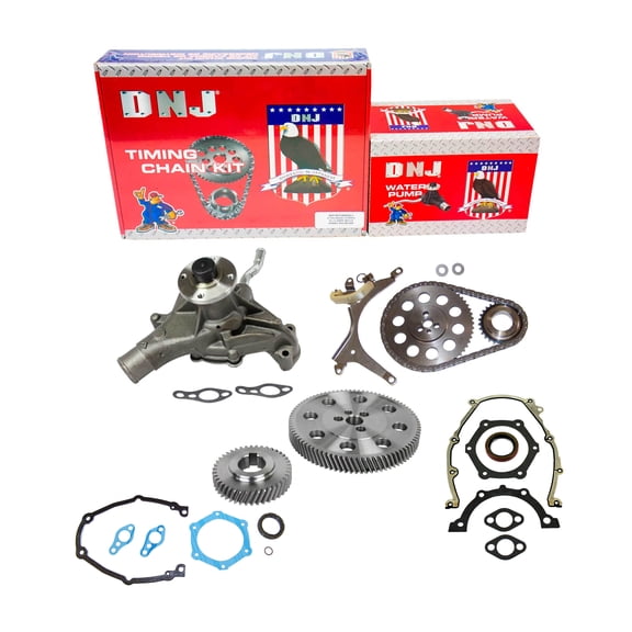 DNJ TK3129WP Timing Chain Kit with Water Pump Fits Cars & Trucks 99-07 Chevrolet 4.3L V6 OHV