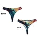 thumbnail image 3 of Balery Colorful Flower Goat Tangas de Algodón para Mujer con Estampado – Ropa Interior Sexy, Transpirable, G-string-X-Small, 3 of 6