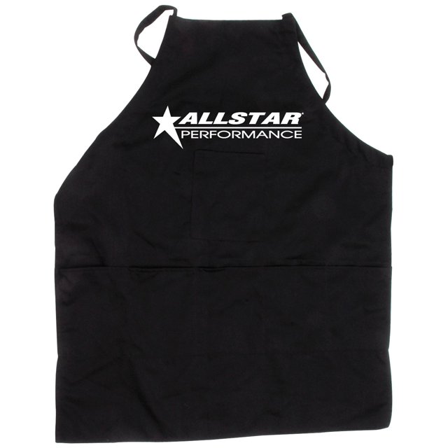 Allstar Performance All99962 Delantal De Tela Negra Con Correa Ajustable Y Logotipo Xl