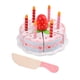 thumbnail image 1 of Juguete para tarta de cumpleaños de cocina, juguete para tartas, juguetes educativos tempranos, tarta de cumpleaños de fresa ños, niñas, Sunnimix Los niños fingen juguetes de pastel, 1 of 8
