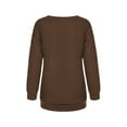 thumbnail image 2 of Sunloudy Sudadera casual de Halloween para mujer, jersey de manga larga con cuello redondo y estampado de calabaza para adultos Sunloudy  moda, 2 of 6