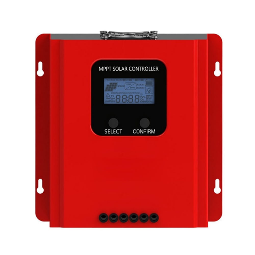 60A MPPT Solar Charge Controller 12V/24V/36V/48V Auto Recognition Solar Charge Regulator with LCD Display RS485 Communication Work With Sealed, Gel and Flooded Battery