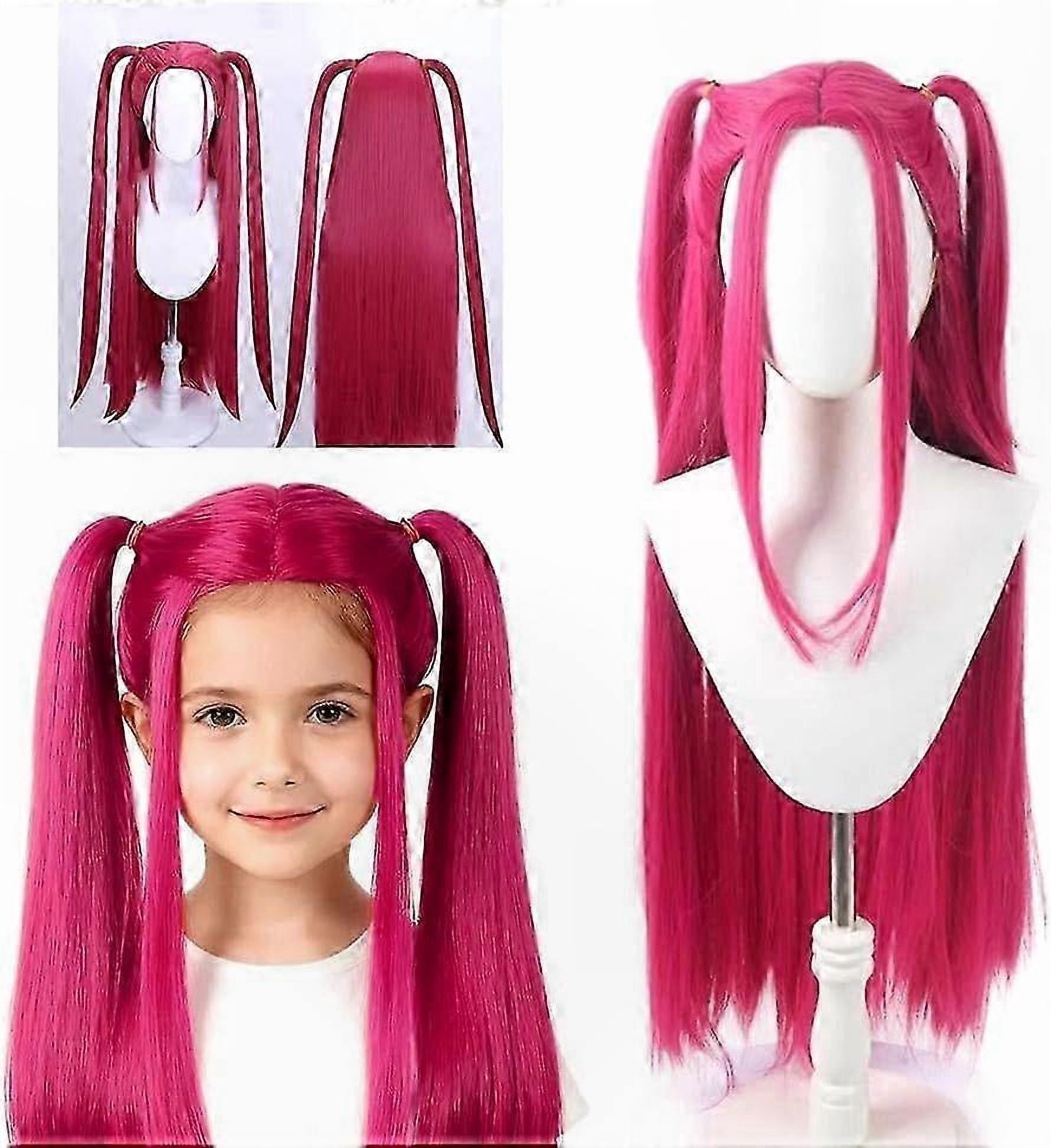 Long Purple Braided Wig, Heat-Resistant Fiber for Cosplay, Anime Costume, and Halloween Theme Parties