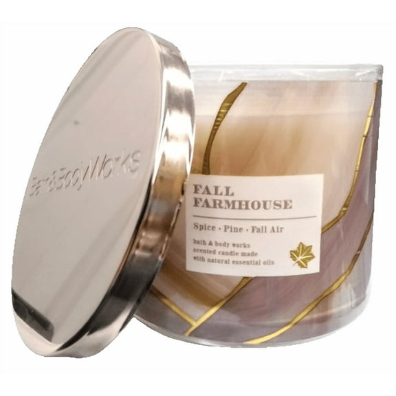 Bath & Body Works Fall Farmhouse 14.5 Ounce 3-Wick Scented Candle