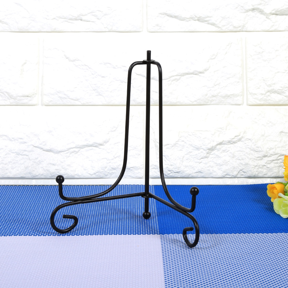 Iron Display Stand 1 pcs 10" Iron Easel Classic Display Stand Bowl