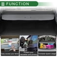 thumbnail image 4 of Car Trunk Retractable Cargo Cover for Mazda CX-70 2024-2025 Rear Trunk Parcel Shelf Luggage Security Shield Shade Privacy Screen Cover Gloss Black, 4 of 7