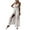 White, variant on IROINNID Sleeveless Jumpsuit For Women Full-Length Summer Casual Camis Leisure Suspender Jumpsuit
