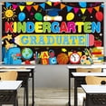 thumbnail image 4 of Bisitoy Kindergarten Graduate Banner, Kindergarten Graduation Backdrop, Preschool Graduation Decorations, Class of 2026 Last Day of Kindergarten Graduation Party Decorations (1), 4 of 6