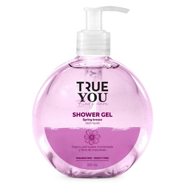TRUE YOU Shower Gel Spring Breeze with Natural Extracts Vitamin E and
