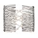 thumbnail image 4 of 2pcs Clip de peine doble para el cabello Pers mágicas Soporte para el cabello Joyería Café . Zulema Peinetas para el cabello con cuentas mágicas, 4 of 8