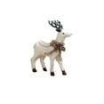 thumbnail image 4 of 11.8Inch White Christmas Reindeer Figurine Decor Statue, Santa Deer Christmas Table Decorations, for White Christmas Decorations, Centerpiece Table Decorations or Fireplace Decorations, 4 of 9
