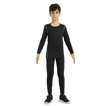 LANBAOSI Boys Girls Thermal Underwear Long Johns Set Base Layers Size 7