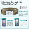 thumbnail image 3 of Brazalete enttgo NFC Bible Versículo 17 cm para hombre cristiano, 3 of 7