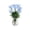 blue, variant on Surpdew Crystal Miniature Glass Flower Decor - Handmade Month Glass Birth Flower Bouquet in Mini Vase for Women, Mom, Wedding Gift, Centerpiece, Office & Home Table Decor