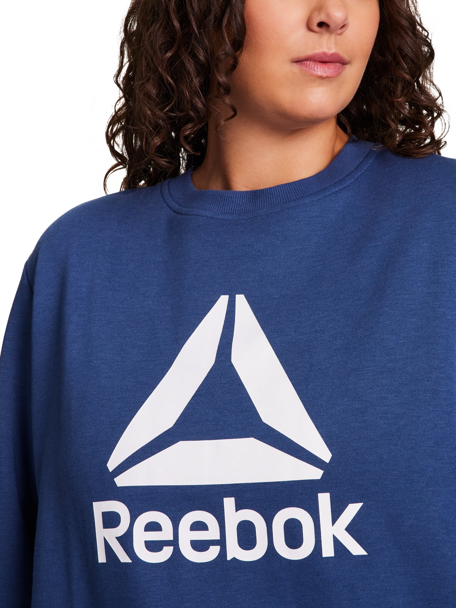Reebok Women's and Women's Plus Sport Core Crewneck and Straight Leg Pant 2-Piece Set, Sizes XS-4X