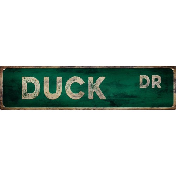 Letrero De Estaño Vintage De Metal Retro Con Diseño De Pato Dr, Elegantes Placas De Arte De Pared Para Decoración Del Hogar, Baño, Cocina, Casa Y Decoración De Pared Gótica O Como Un Póster Único De 1
