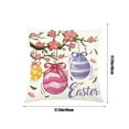 thumbnail image 2 of Up to 65% off Throw Pillow Covers 18x18 Easter Pillow Cover 18X18 Inches Colored Eggs Spring Art Textured Linen Pillow Cover's For Home Sofa Couch Decoration, 2 of 6