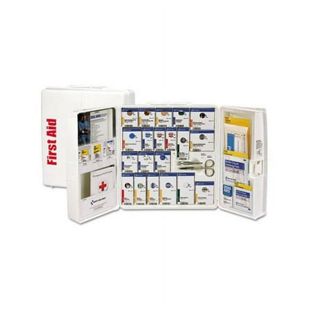 (BBD: 10/05/2025) First Aid Only  FAO90580  50 Person Large SmartCompliance First Aid Cabinet  1 Each  White