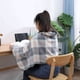 thumbnail image 4 of Pocket Model Fleece Cover Blanket Facecloth Shawl Blanket Office Home Multifunctional Shawl Bucket Blanket Cape, 4 of 9