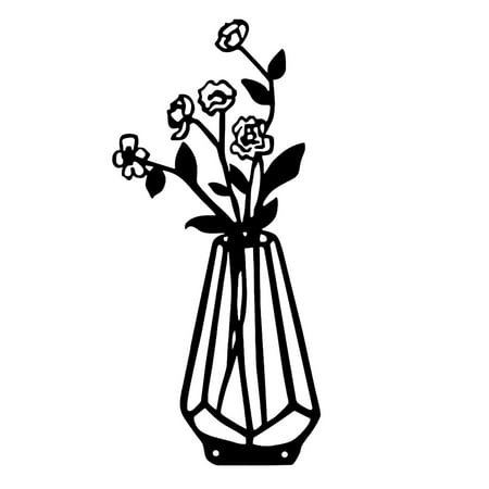 

Heiheiup Metal Wall Vase Decoration Wall Decoration Living Room Kitchen Bedroom Bathroom Wall Decoration Housewarming Gift Holiday Kitchen Towels